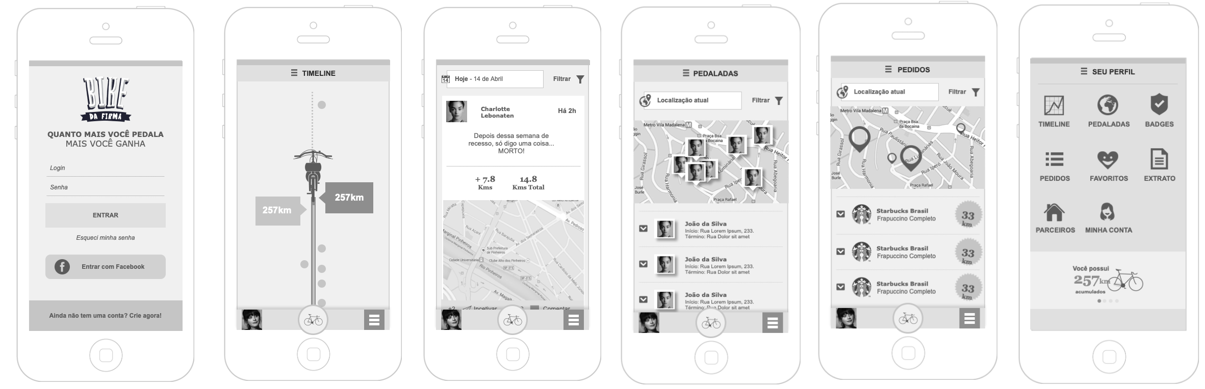 Mobile Wireframes